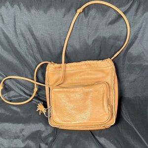 Sanctuary Tan Leather Crossbody Bag